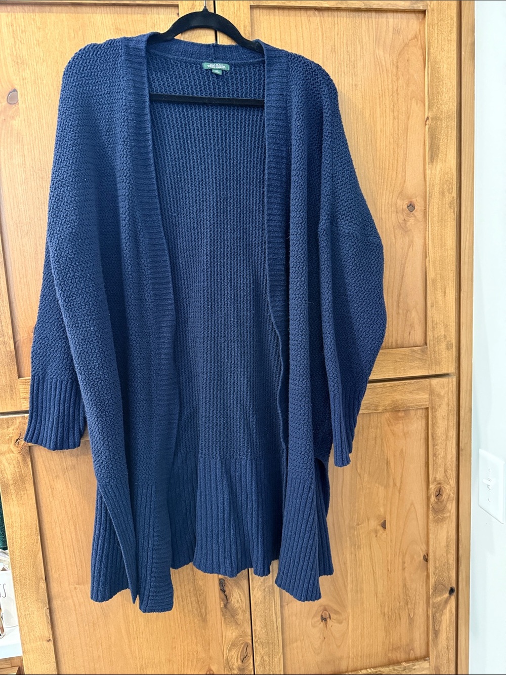 wild fable Navy Open-Front Cozy Cardigan